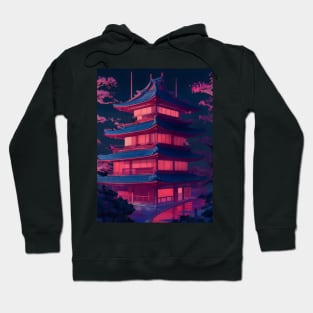 Neon Japanese palace Hoodie